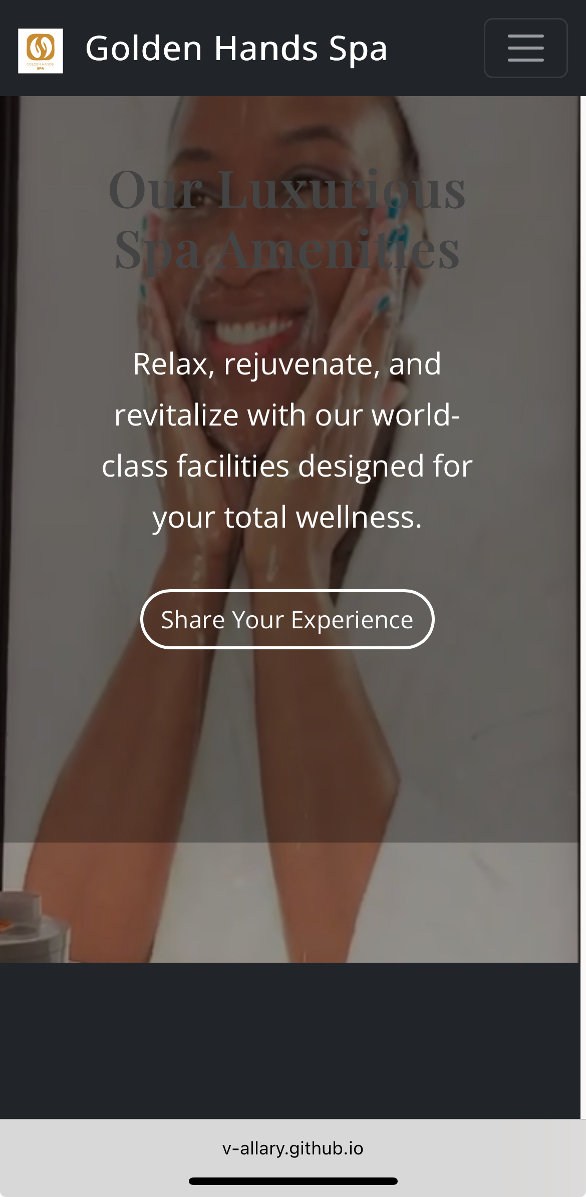 Golden Hands Demo Website